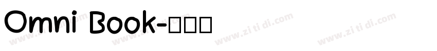 Omni Book字体转换